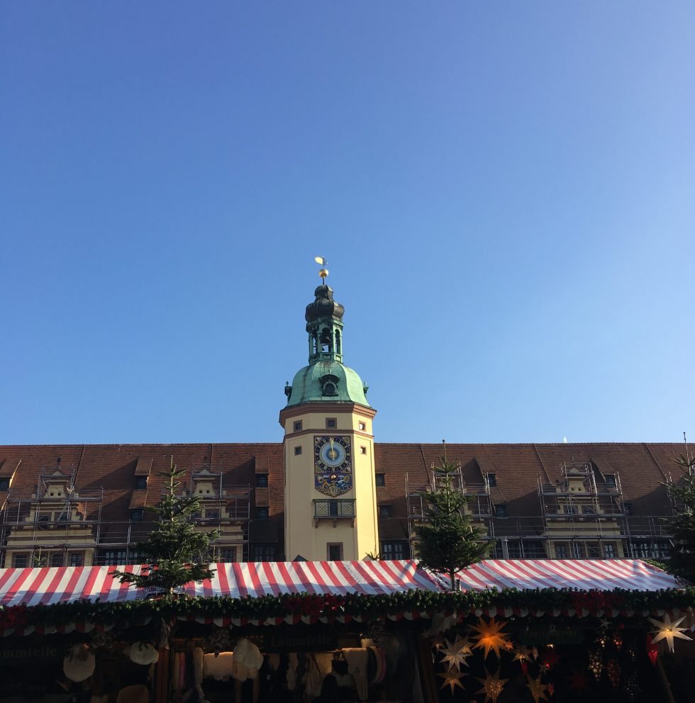 Christmas Market in front of Leipzig's Altes Rathaus