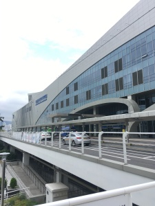 Terminalgebäude im Fährhafen von Busan