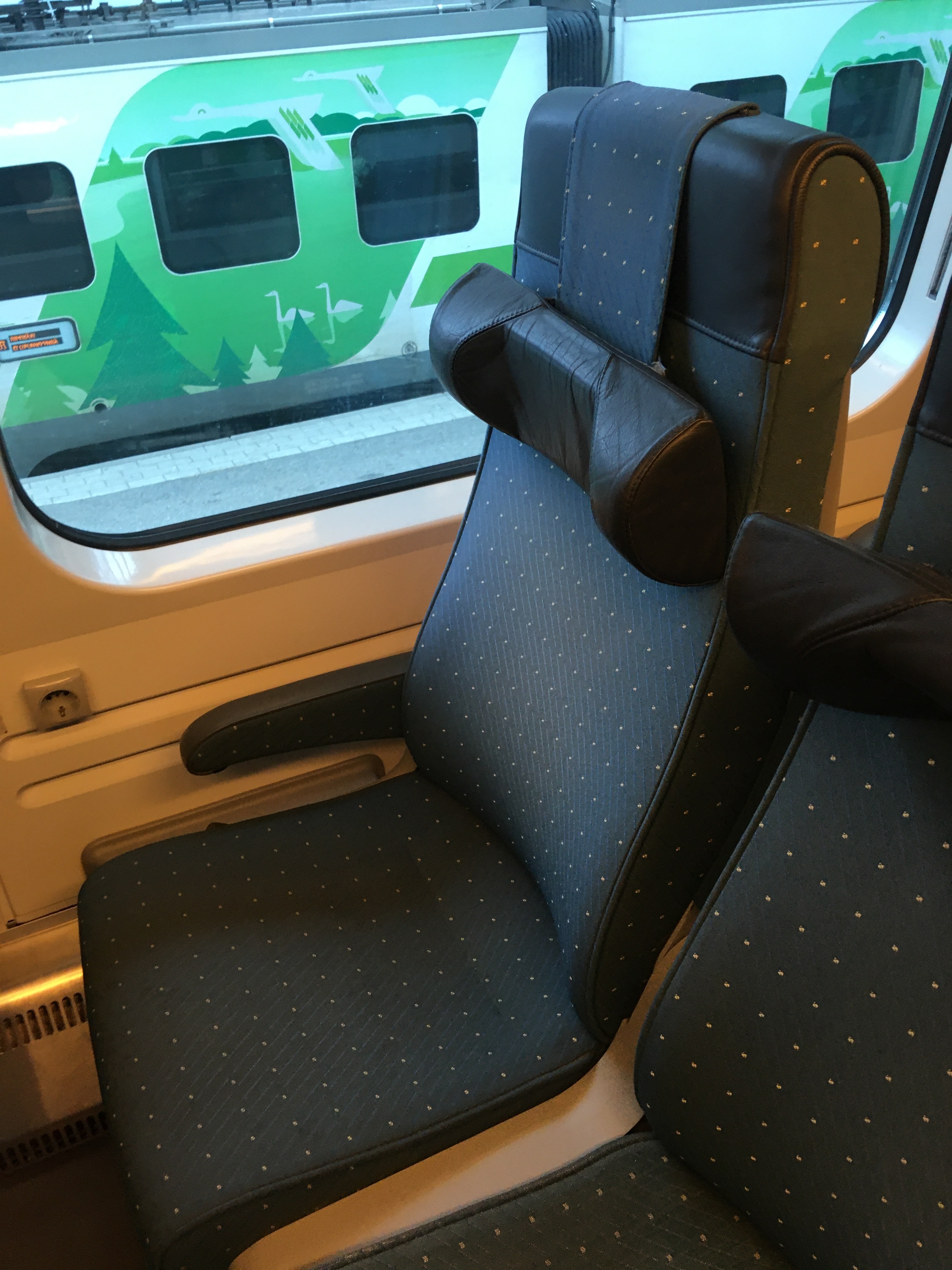 VR Helsinki - Joenssu Seating aboard InterCity 11, Eko Class Upper Deck
