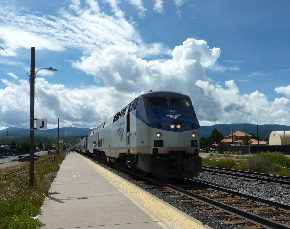 Amtrak's California Zepyhr in Colorade