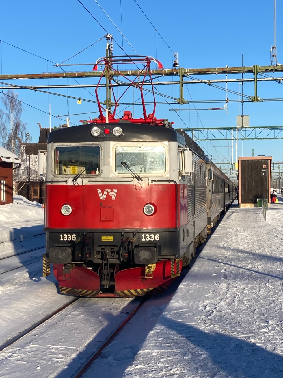 Vy night train 'Arctic Circle Train' Rc6 type engine in Boden C